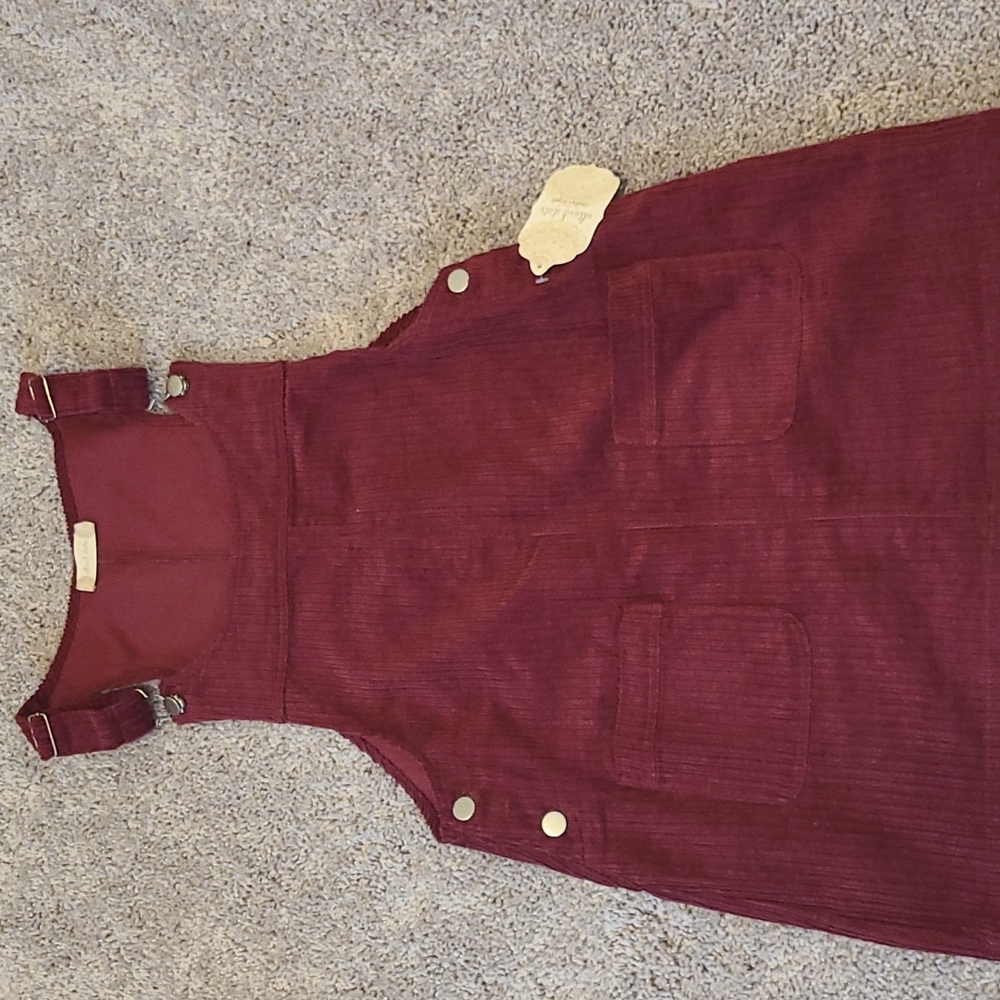 Maroon corduroy jumper